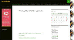 Desktop Screenshot of cityofeastdublin.org